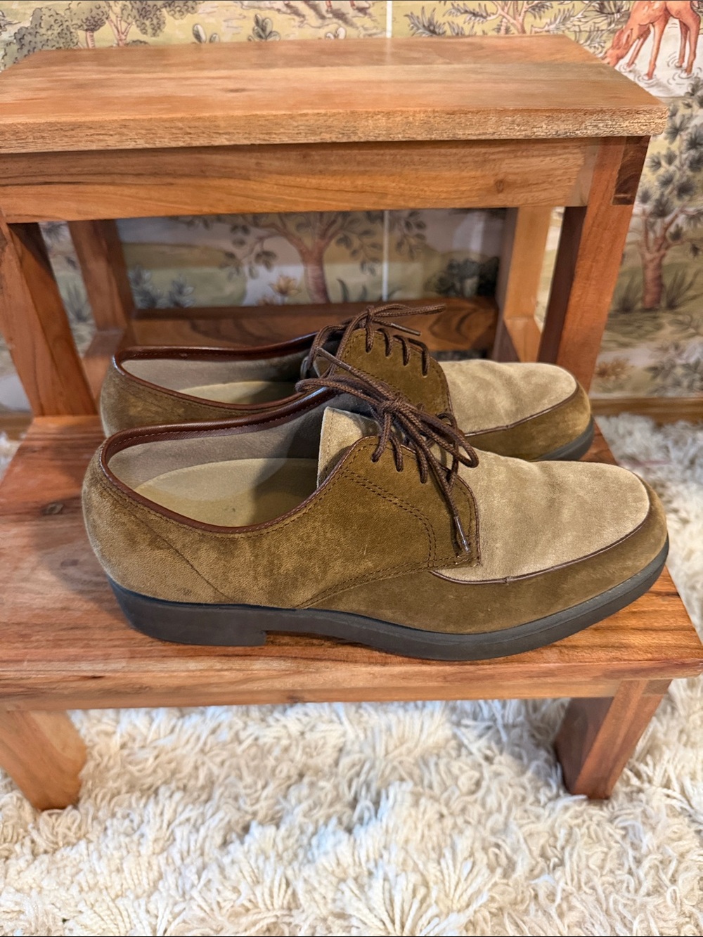 Hush Puppies Brown Suede lace up - Picture 6 of 10